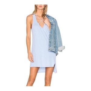 LNA Cross Strap Tank Dress in Blue Women’s Size S